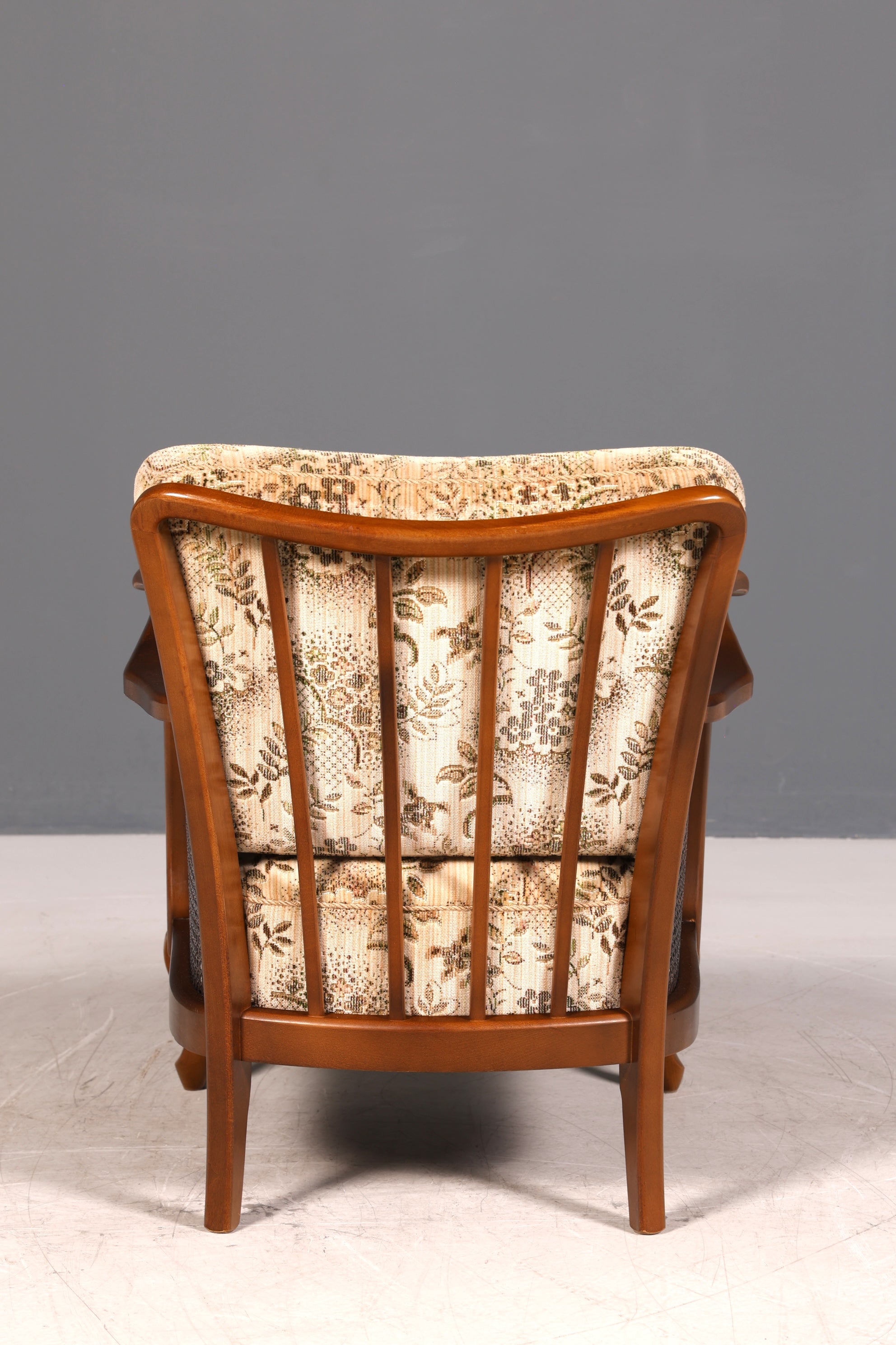 Eleganter Chippendale Armlehnstuhl Polstersessel Wiener Geflecht Antik Stil Salonstuhl Sitzmöbel
