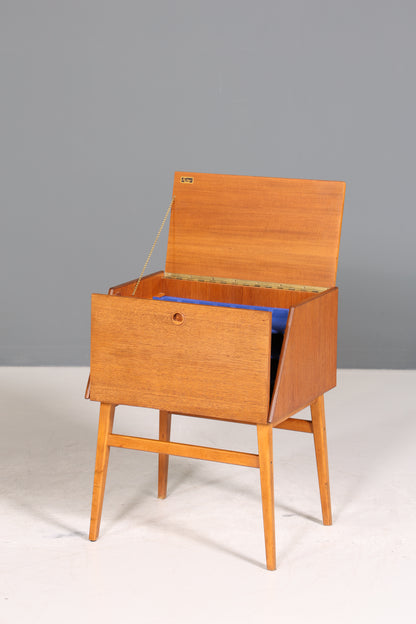 Traumhafte Mid Century Kommode Stig-Bolaget Teak Holz Besteckkasten Besteckschrank Schränkchen 60er Jahre