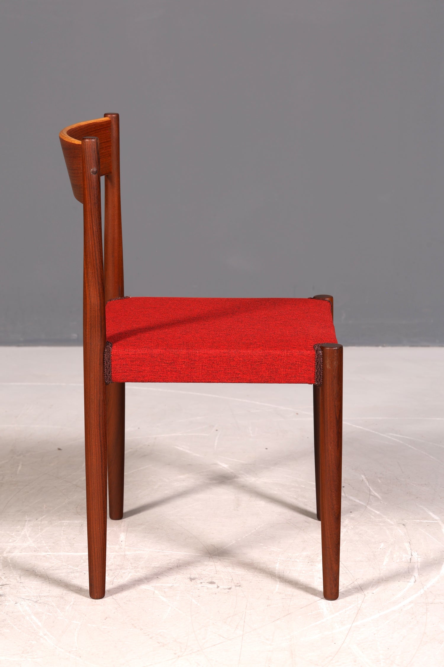 Eleganter Mid Century Stuhl Danish Design Vintage Esszimmerstuhl Retro Küchenstuhl Holz