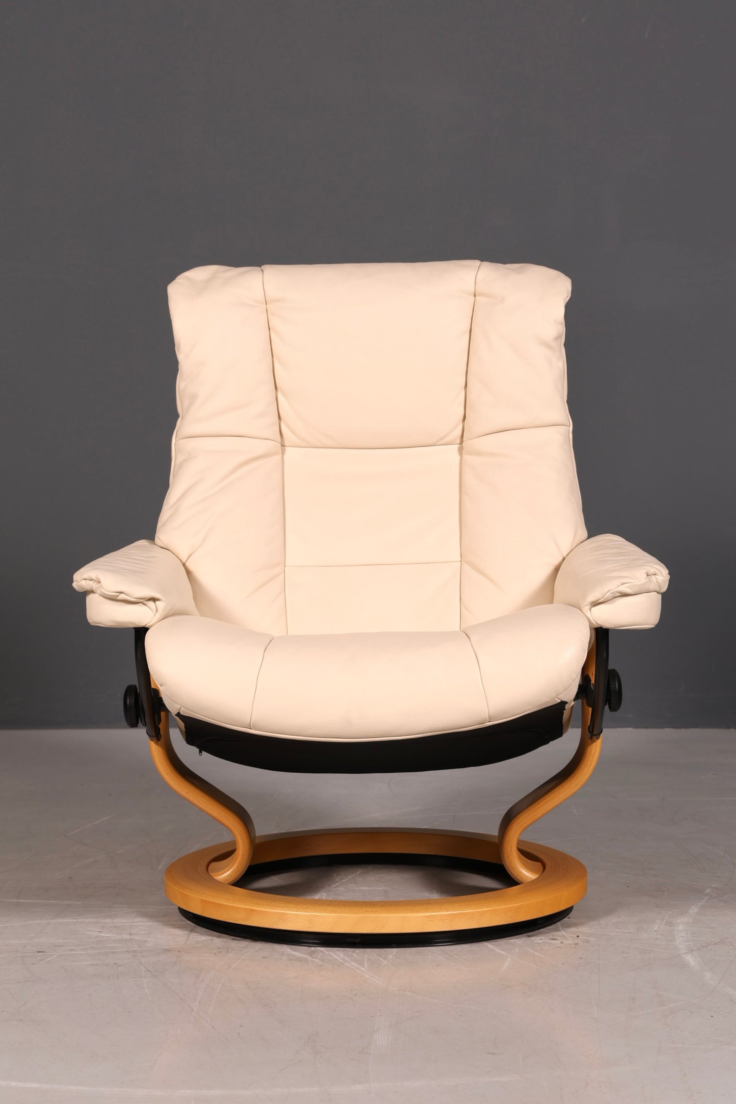 Original Stressless Mayfair Relax Sessel mit Hocker Echt Leder Komfort Design
