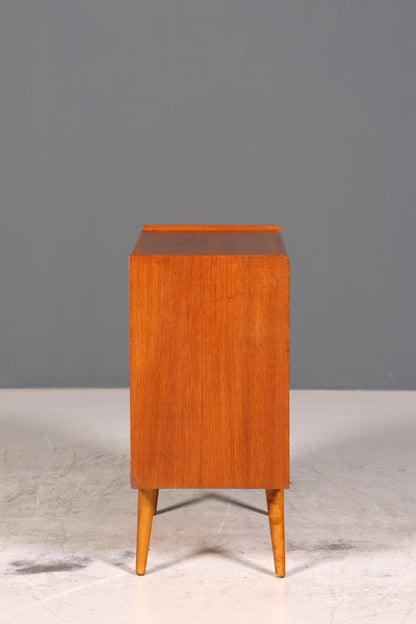 Wunderschöne Mid Century Kommode Teak Holz Nachttisch Vintage Schubladen Kommode