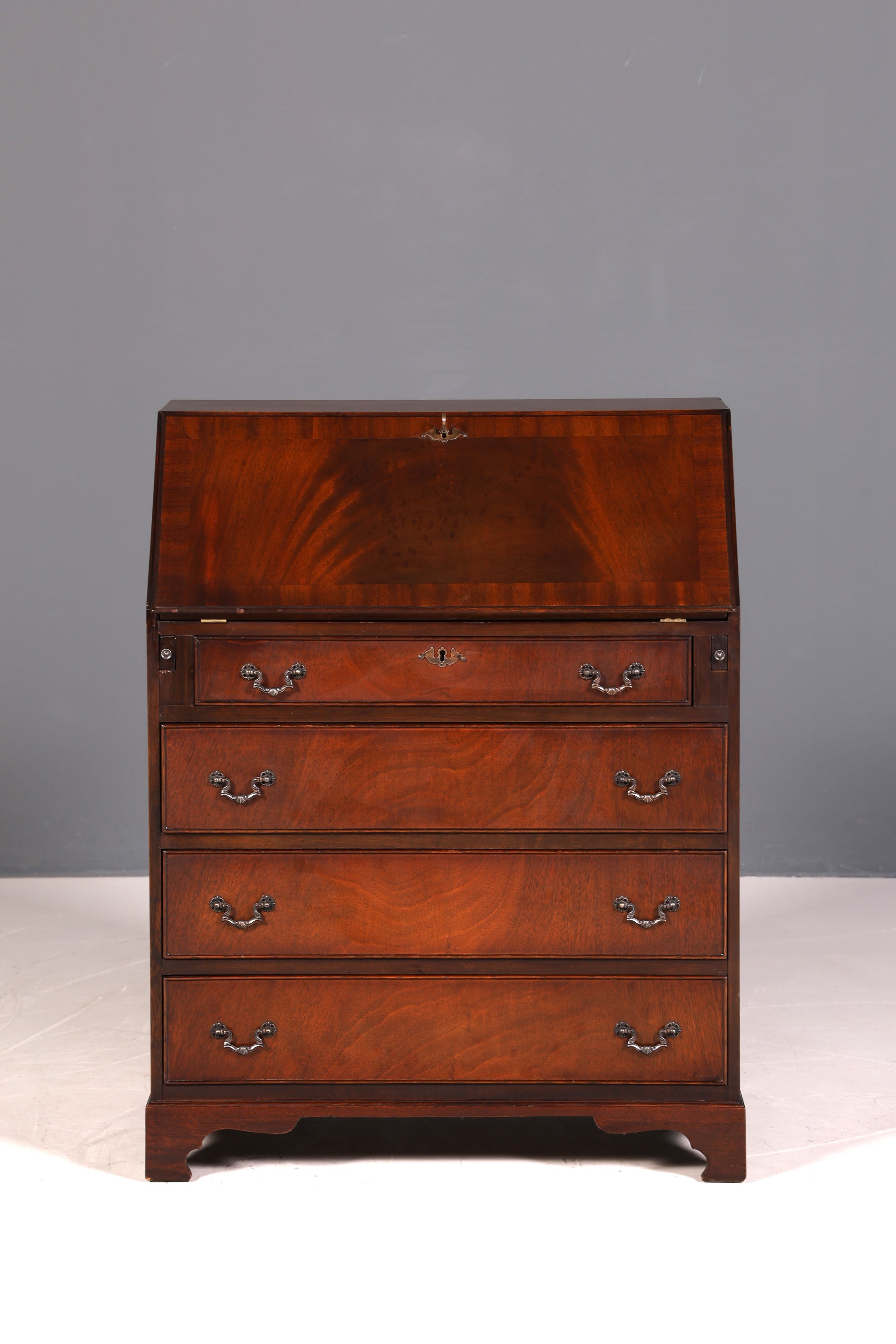 Wunderschöner Englischer Sekretär Schreibkommode echt Holz Schreibtisch Kommode