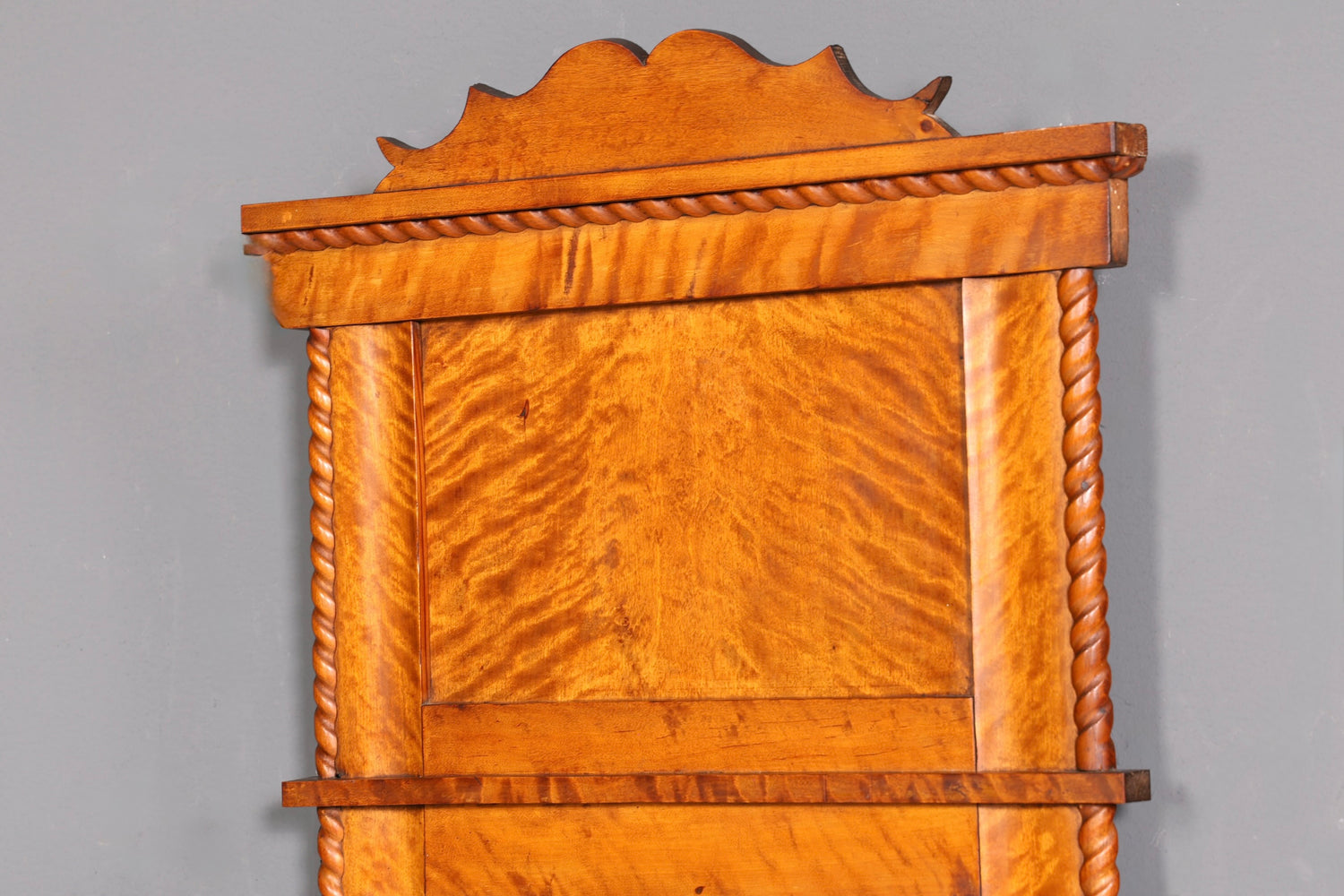 Wunderschöner Biedermeier Spiegel Wandspiegel Antik Holzspiegel Flurspiegel Garderobenspiegel