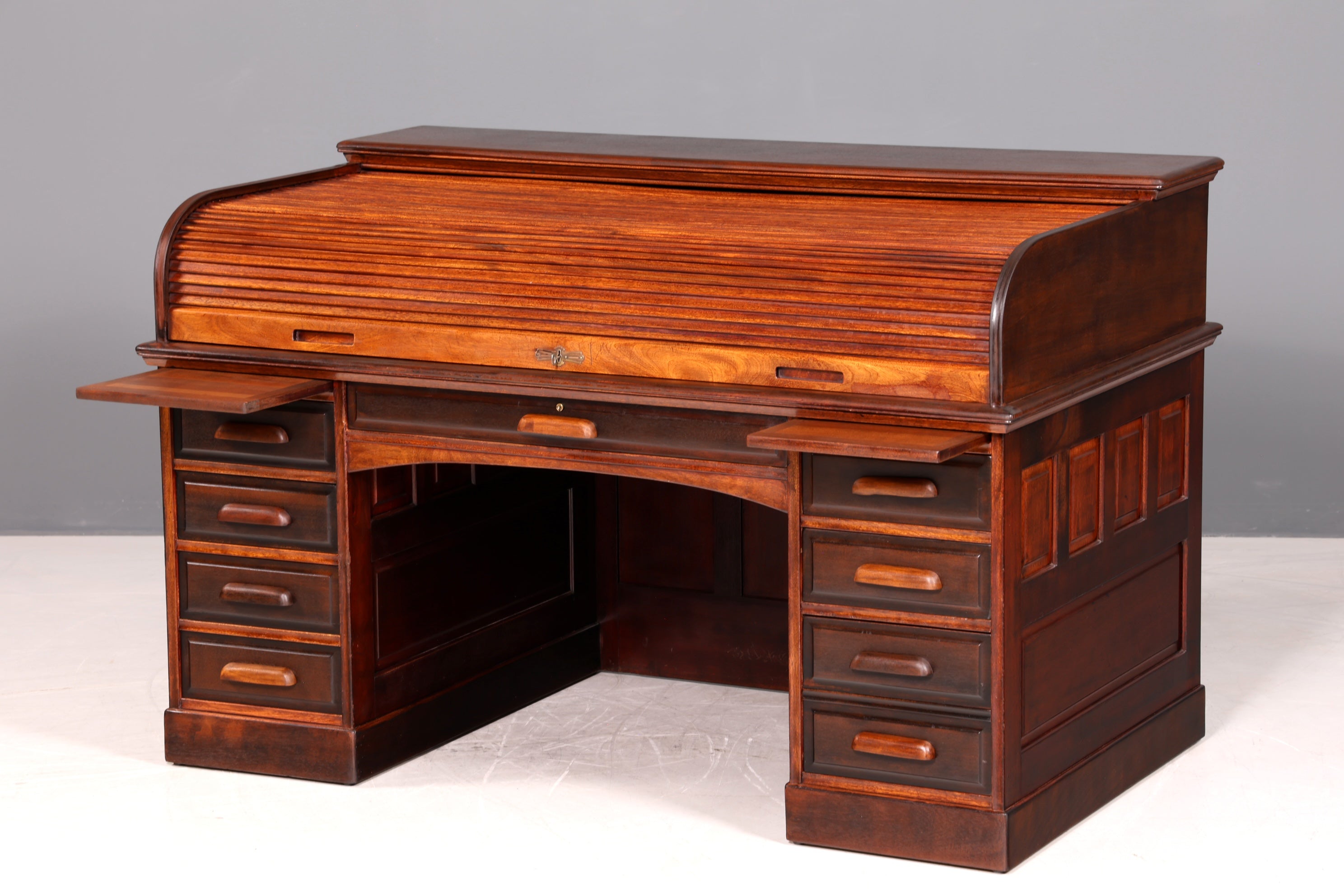 Wunderschöner Sekretär im Bauhaus Stil Rollladen Sekretär Art Deco Schreibtisch Office Table