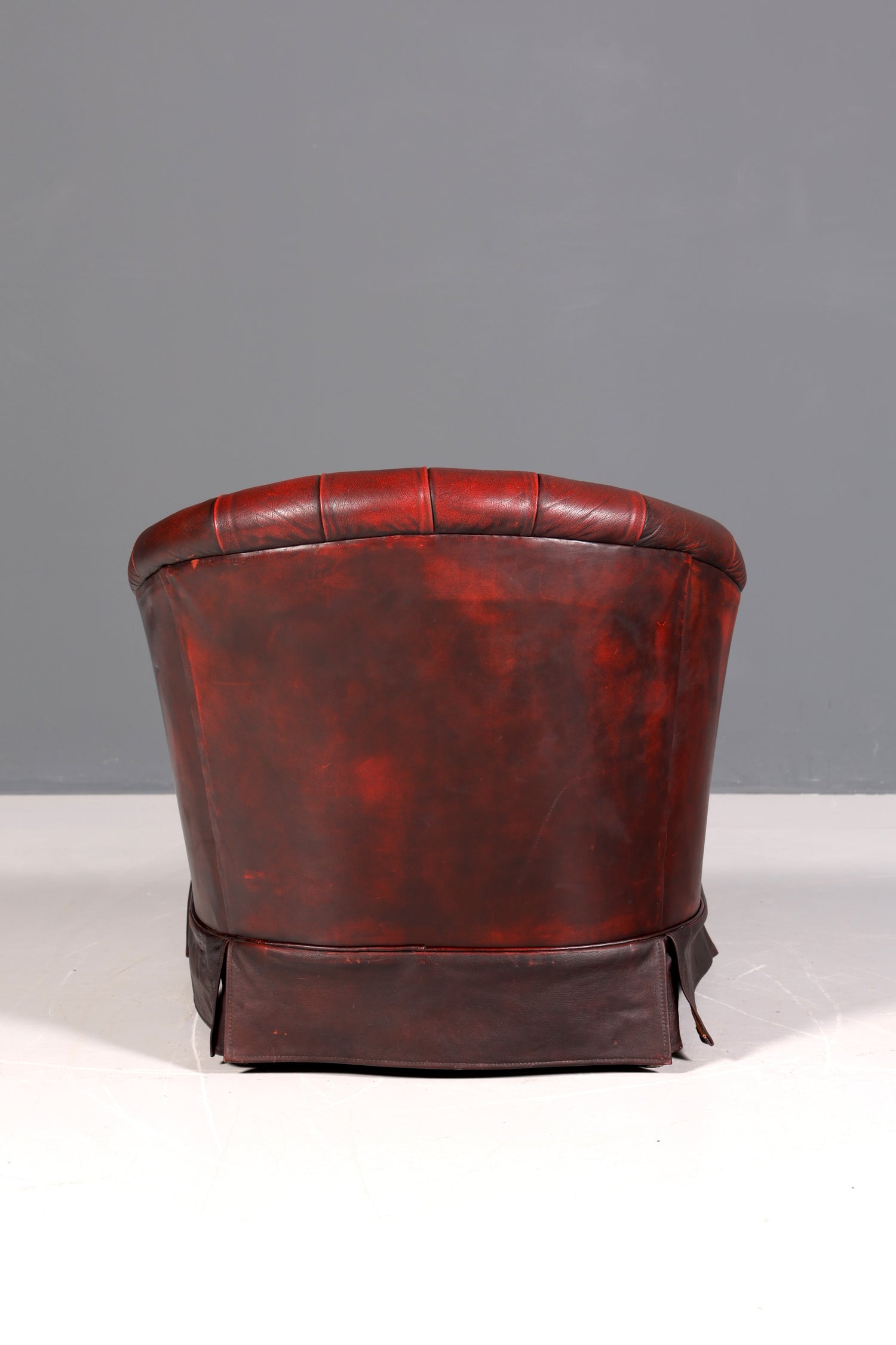 F844 Finish Stilvoller Original Chesterfield Sessel Englischer Armlehnsessel Englisch Herrensessel