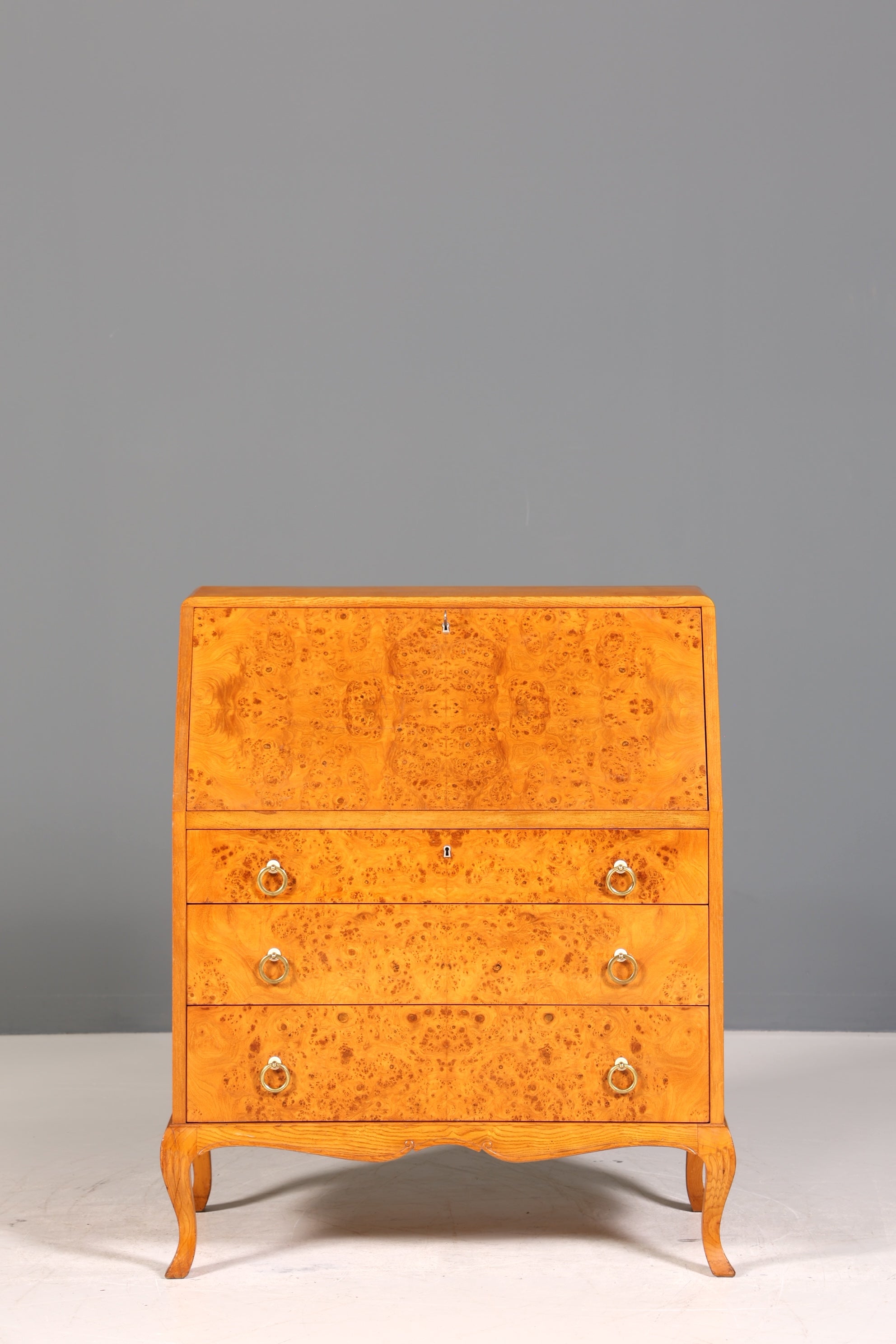 Wunderschöner Sekretär um 1930 Büro Kommode Kirschholz Schreibtisch Bürokommode
