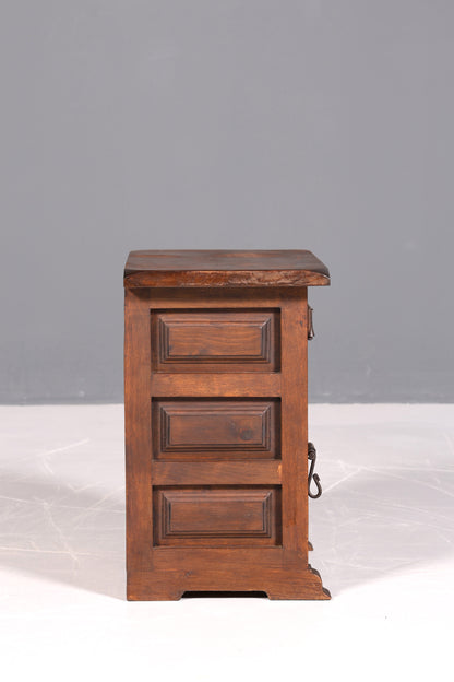 Wunderschöne Spanische Kommode echt Holz Nachttisch Kommode rustikaler Nightstand