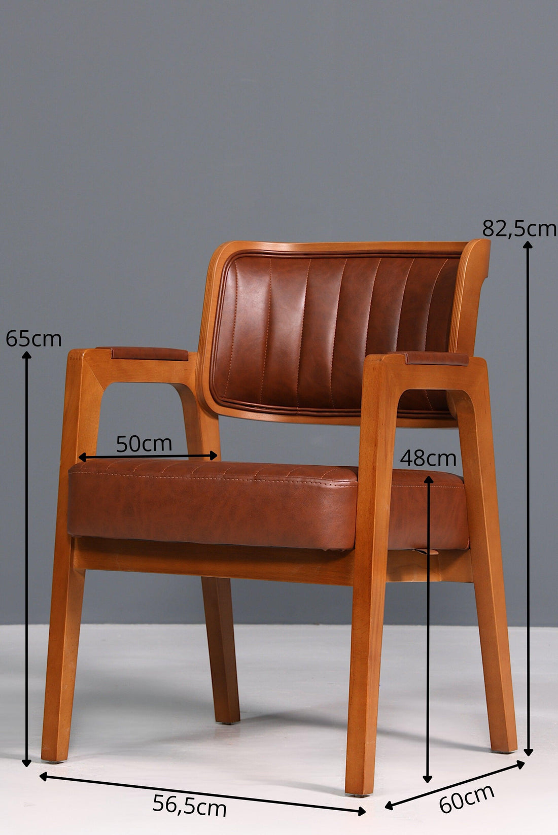 Edler Armlehnstuhl "LIMA" Esszimmerstuhl mit Korbgeflecht in Braun Polsterstuhl Küchenstuhl Sekretär Stuhl