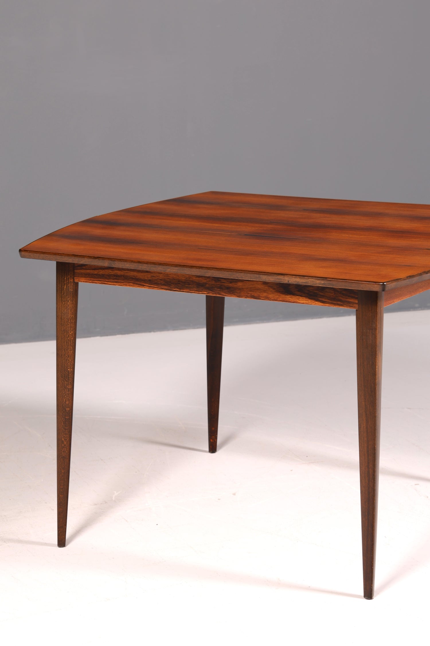 Schlichter Mid Century Esstisch Ausziehbar Palisander Vintage Tisch Retro Küchentisch 60s