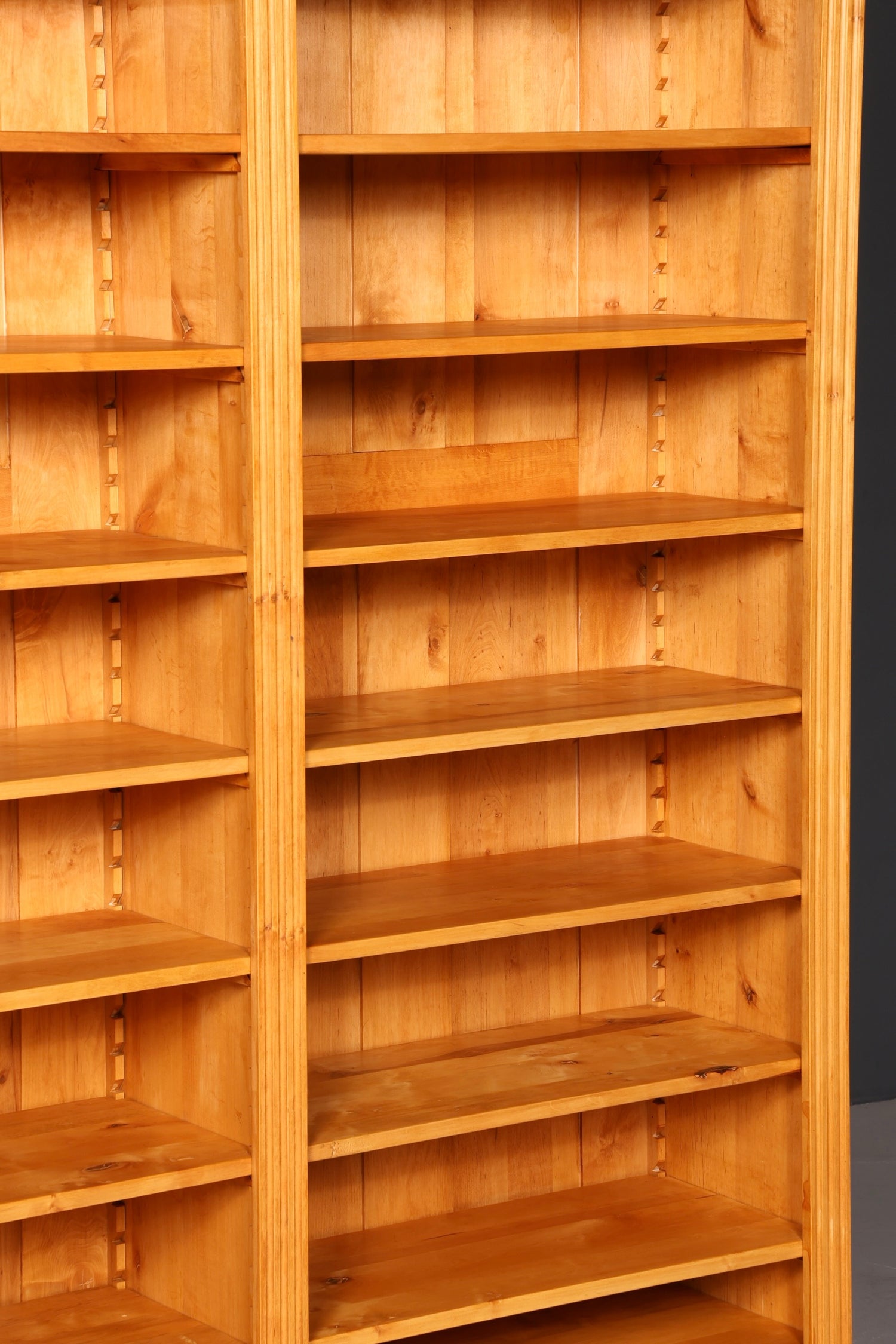 Wunderschönes XXL Bücherregal im Gründerzeit Stil Regal Massiv Holz Buchablage Landhausstil Bookshelf