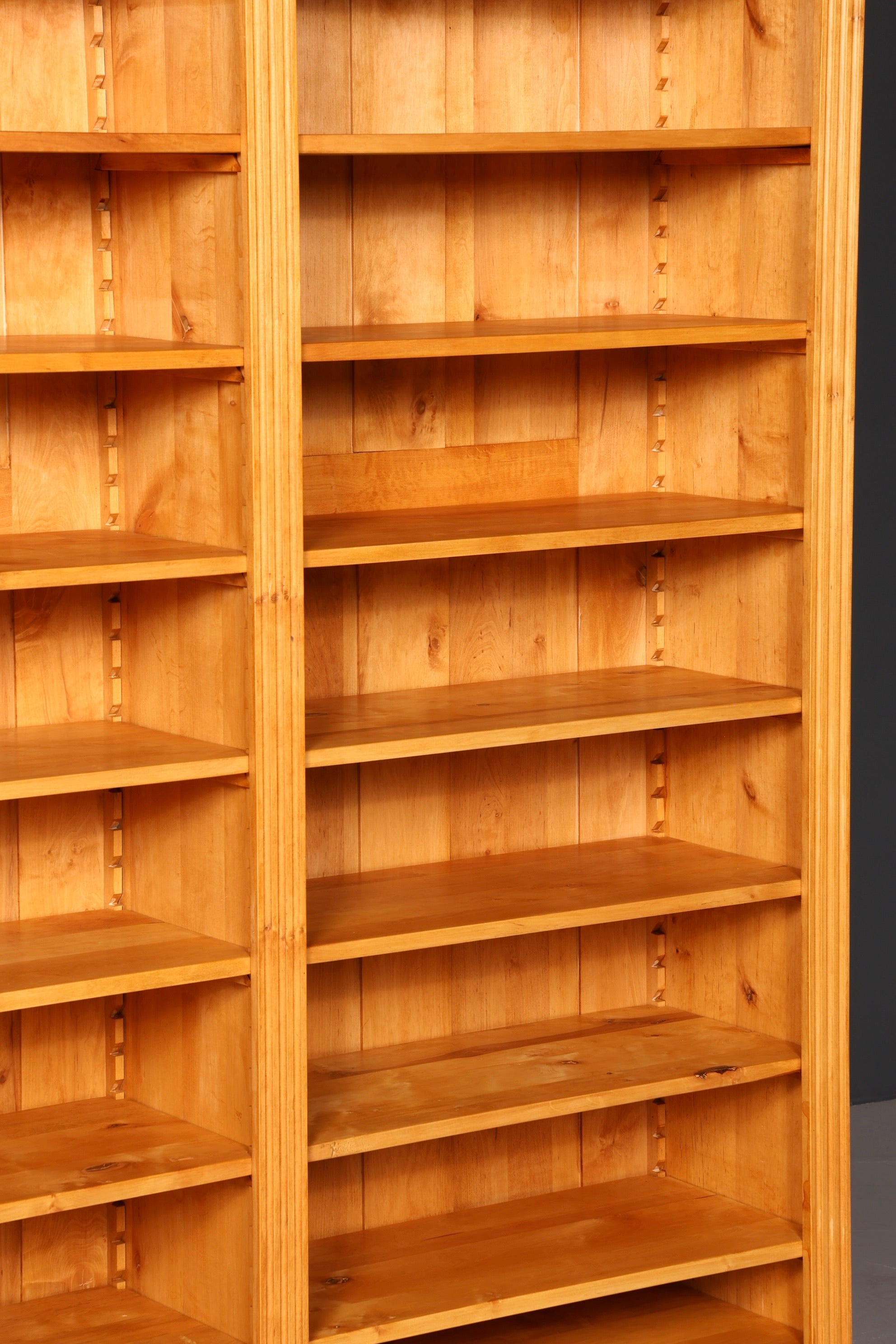 Wunderschönes XXL Bücherregal im Gründerzeit Stil Regal Massiv Holz Buchablage Landhausstil Bookshelf