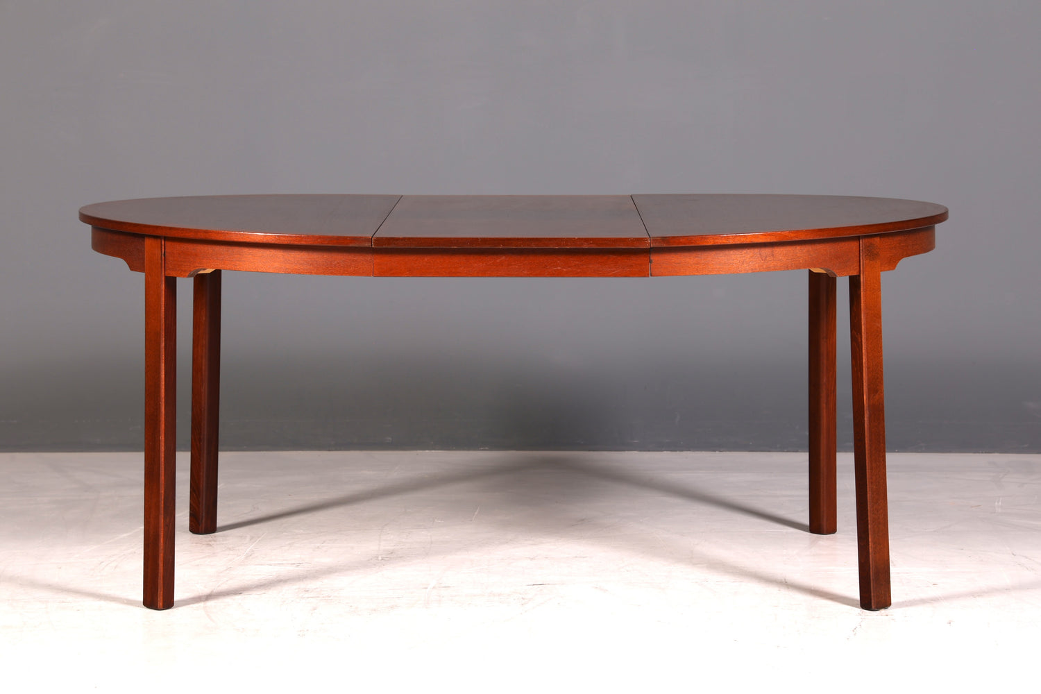 G133 Finish cm Schlichter Mid Century Esstisch ausziehbarer Vintage Tisch Retro Küchentisch