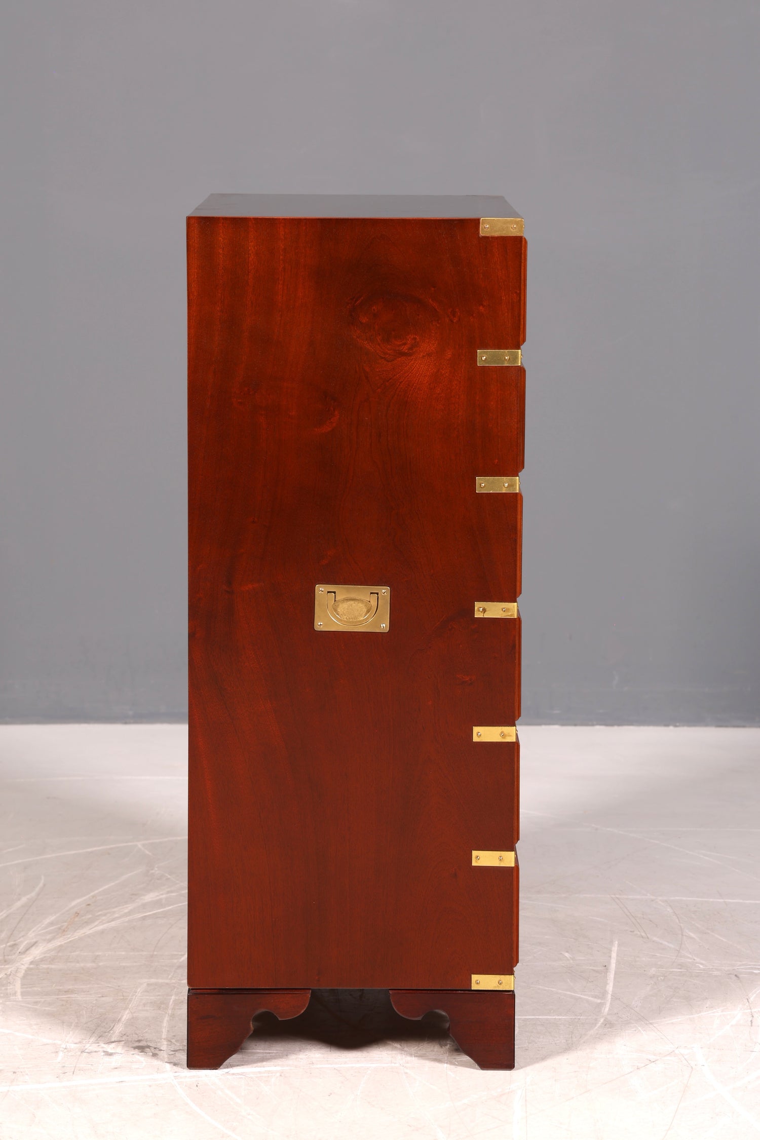 Wunderschöne Maritime Kommode Englisch Vertiko Military Chest Schrank Schubladenkommode