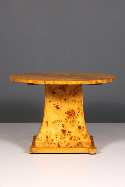 Traumhafter runder Art Deco Stil Tisch Esstisch Antik Stil Birke Küchentisch Esszimmer Tisch