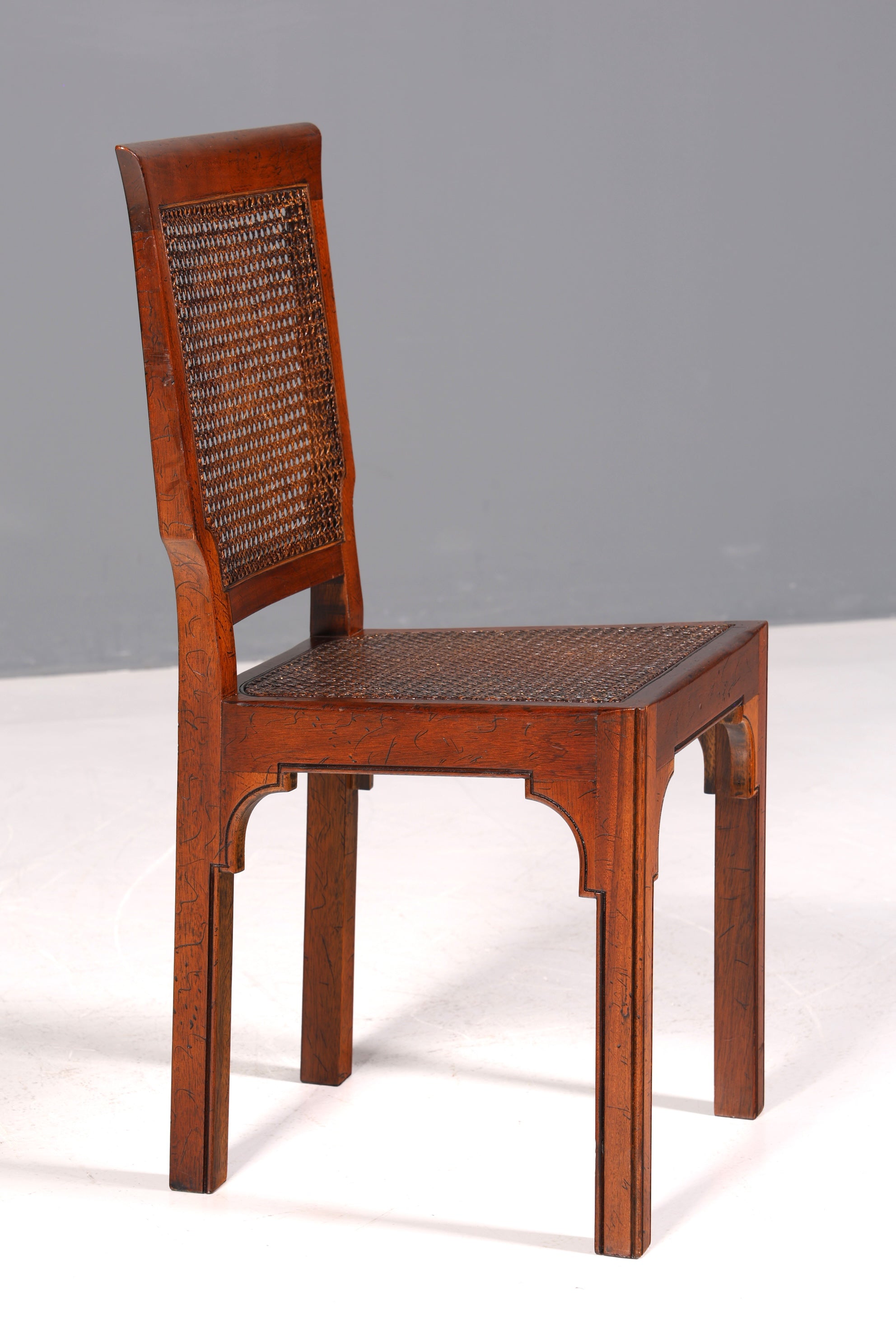 Wunderschöner Antik Stuhl Korbgeflecht Schreibtisch Stuhl Wiener Geflecht Sekretär Stuhl Gründerzeit Küchenstuhl