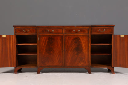 Wunderschönes Englisches Sideboard Mahagoni Schrank Antik Stil 60er Buffetschrank Kommode Anrichte Vintage