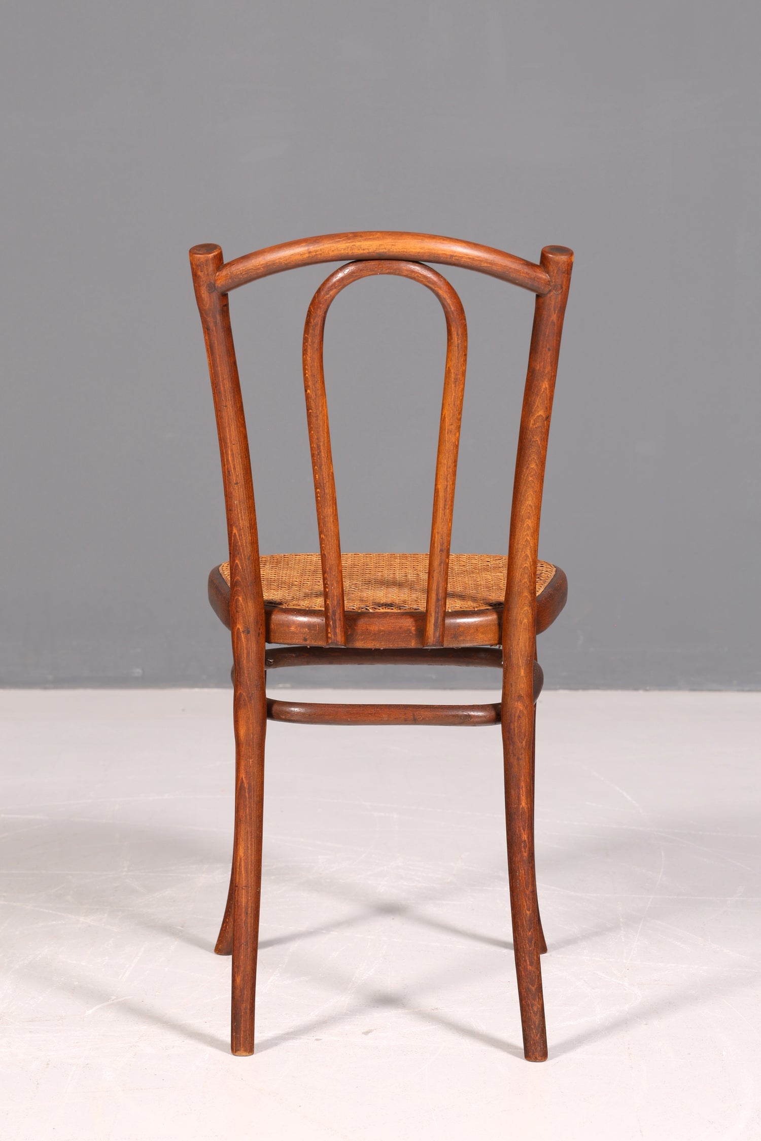 Traumhafter Original Thonet Stuhl Korbgeflecht Bugholz Antik Wiener Geflecht Sekretär Stuhl Vintage Esszimmer
