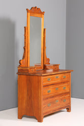 Wunderschöne Jugendstil Kommode Antik Sideboard mit Spiegel Flurkommode Frisierkommode