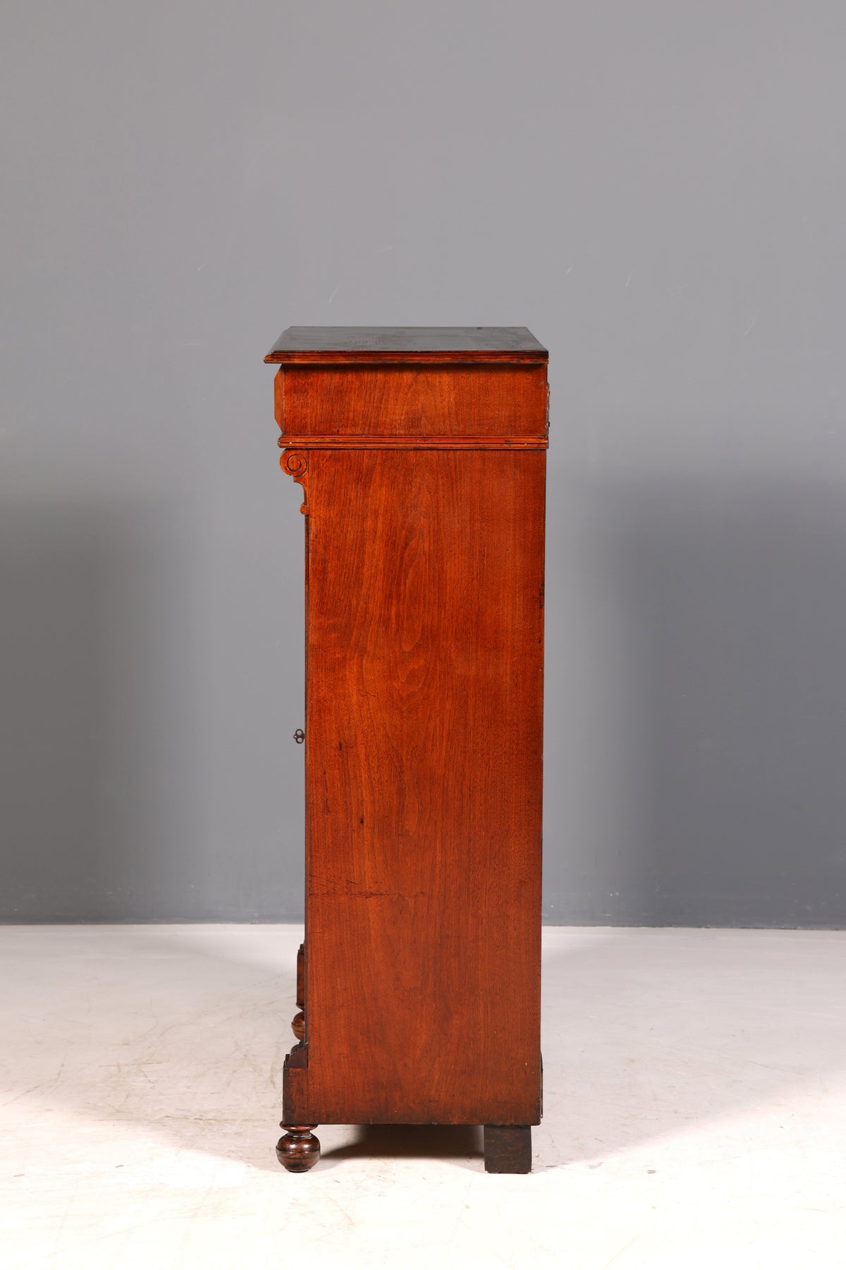 Stylish Gründerzeit cabinet, antique vertiko, Art Nouveau chest of drawers, hallway cabinet, solid wood