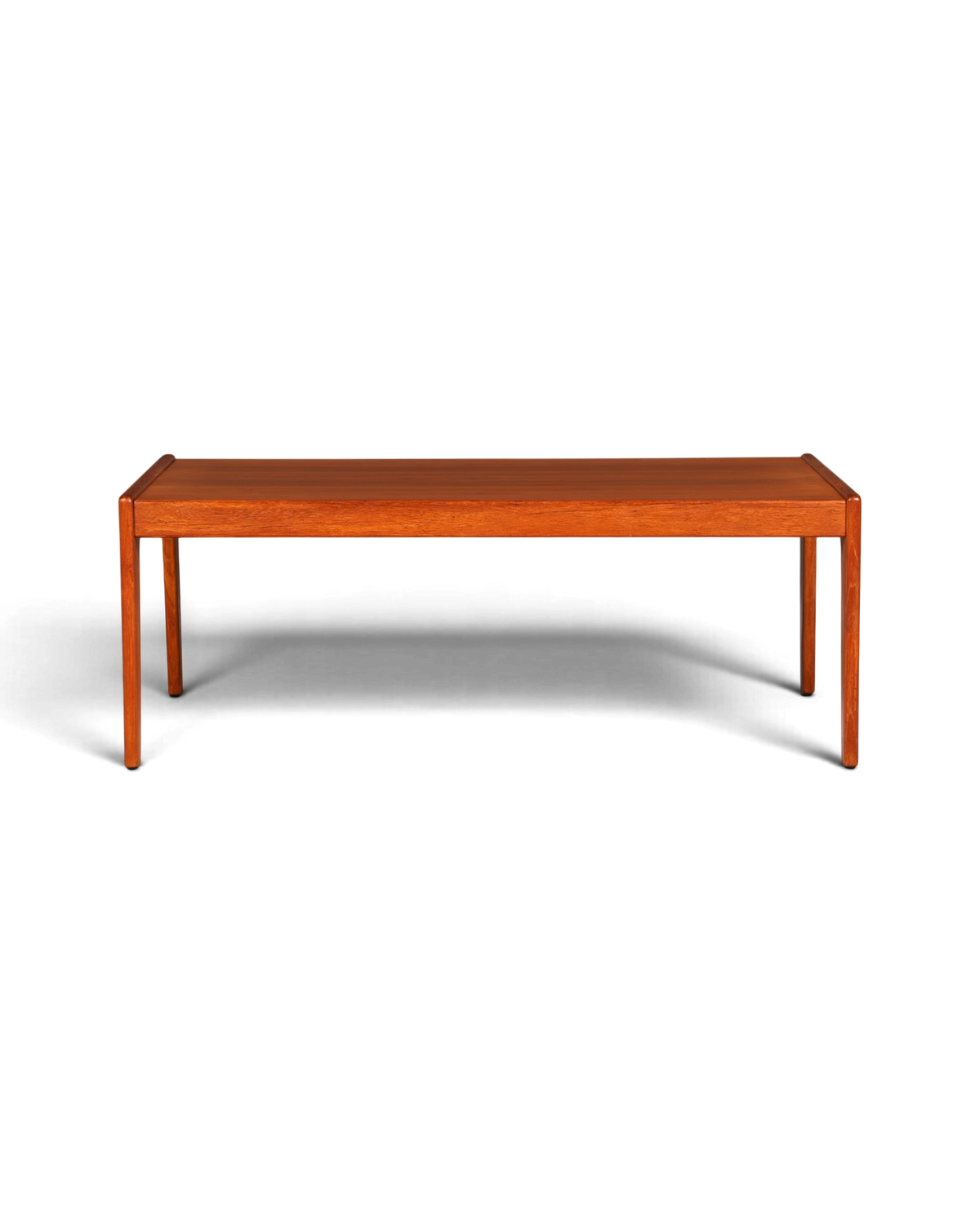 Hauptstadt Möblerei Mid Century Couchtisch aus massivem Teakholz im 70er Jahre Retro Design