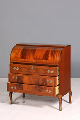 Stilvoller Rollladensekretär im Barock Stil Büro Kommode Sekretär Schreibkommode Schreibtisch