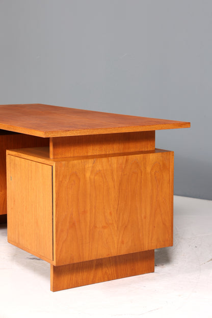 Wunderschöner Mid Century Schreibtisch Danish Design echt Holz Bürotisch