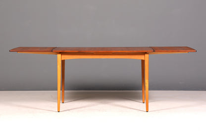 Traumhafter Mid Century Esstisch ausziehbarer Danish Design echt Holz Küchentisch Esszimmer Tisch