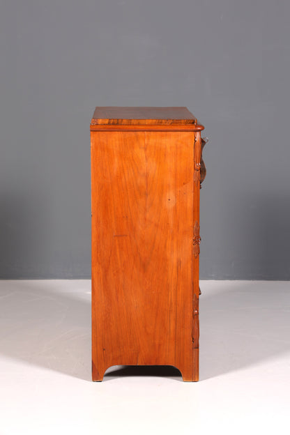 Wunderschöne Louis Philippe Kommode Nussbaum Biedermeier Schubladenkommode um 1890