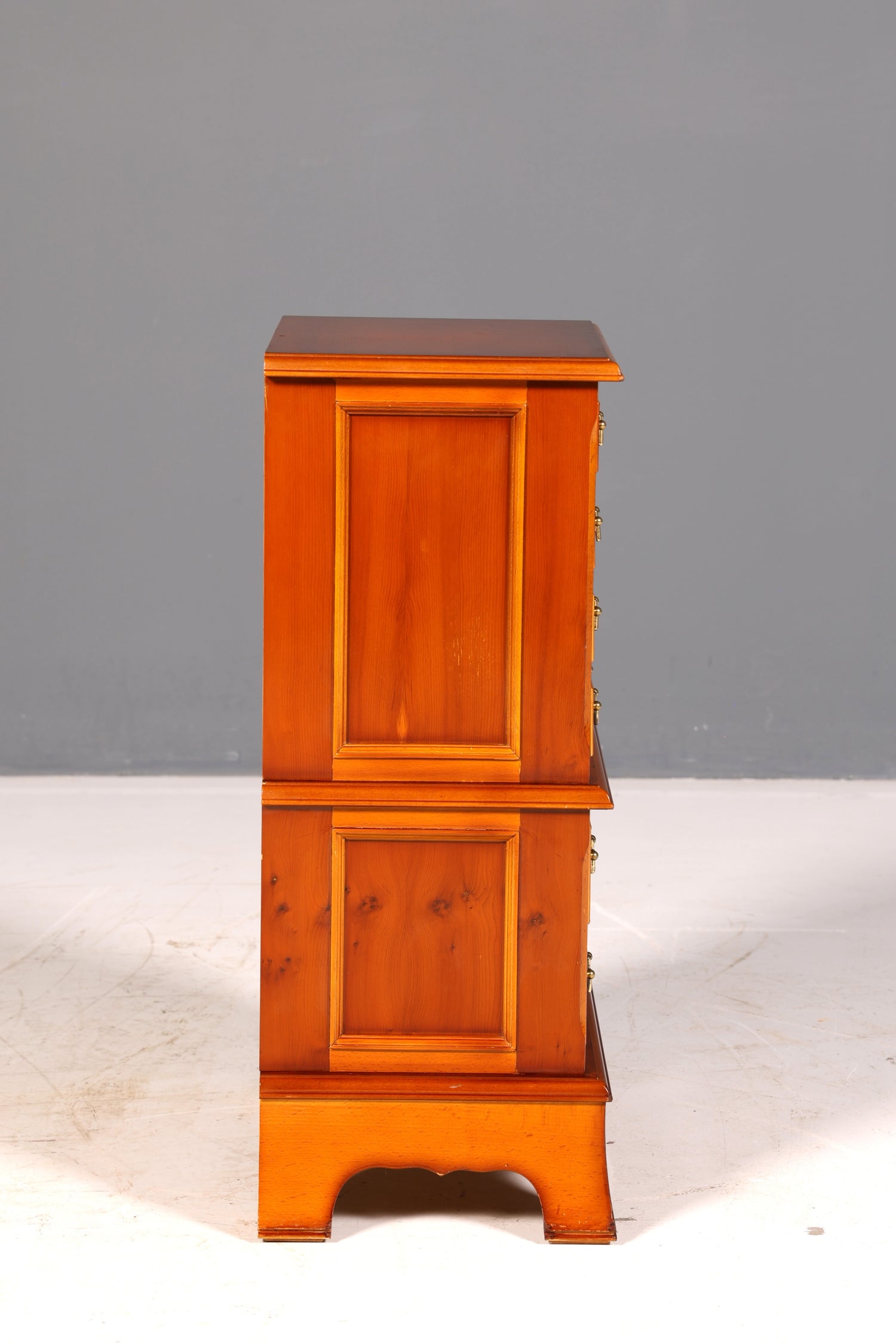 Wunderschöne Englische Kommode Eibe Antik Vertiko Schubladenkommode Chest Echt Holz Vintage