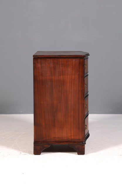Wunderschöne Englische Kommode Holz TV Schrank Mahagoni Antik Sideboard Schubladenkommode