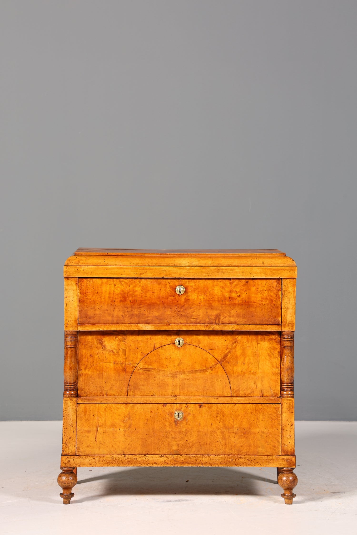 Wunderschöner Biedermeier Sekretär Antik Kommode Office Schreibkommode