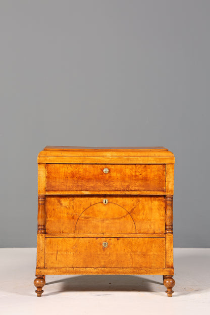 Wunderschöner Biedermeier Sekretär Antik Kommode Office Schreibkommode