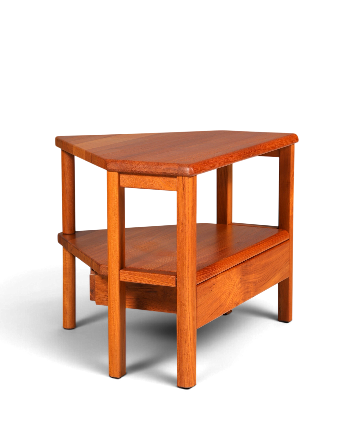 Dänischer Beistelltisch Teakholz Salling Stolefabrik Ecktisch Mid Century Danish Design Couchtisch Vintage