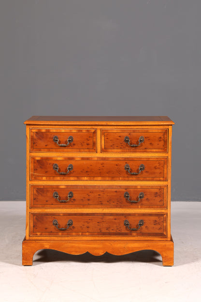 G021 Finish cm Wunderschöne Englische Kommode Holz TV Schrank Antik Sideboard