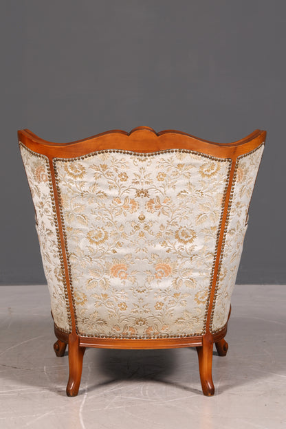 Wunderschöner Chippendale Sessel Antik Barock Stil Chesterfield Armlehnsessel 1 von 2