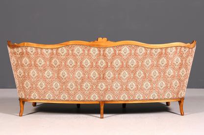 G350 Finish Wunderschönes Chippendale Sofa Barock Stil Couch Samt Stoff 3 Sitzer (Kopie)