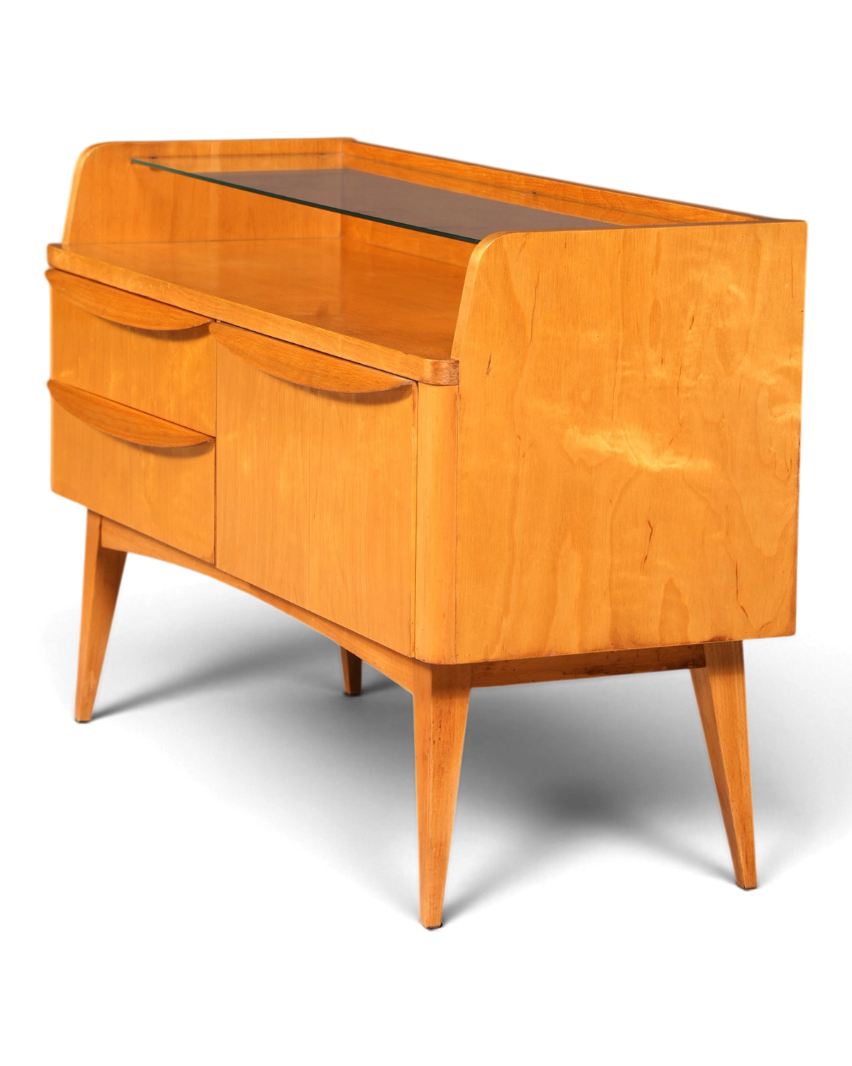 Original Hellerau Schrank Franz Ehrlich Mid Century Sideboard Lowboard DDR Design