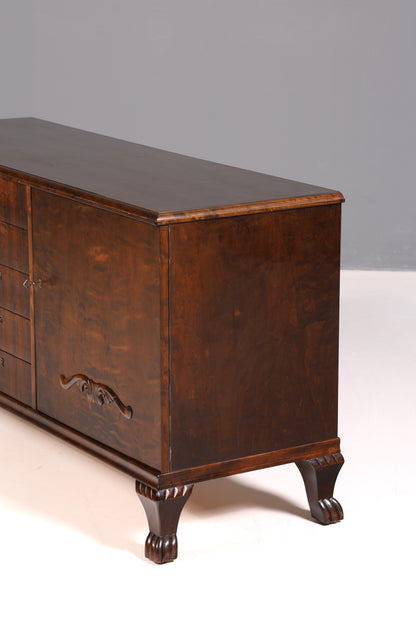 Wunderschönes Original Art Deco Sideboard Antik Schrank TV Kommode um 1930