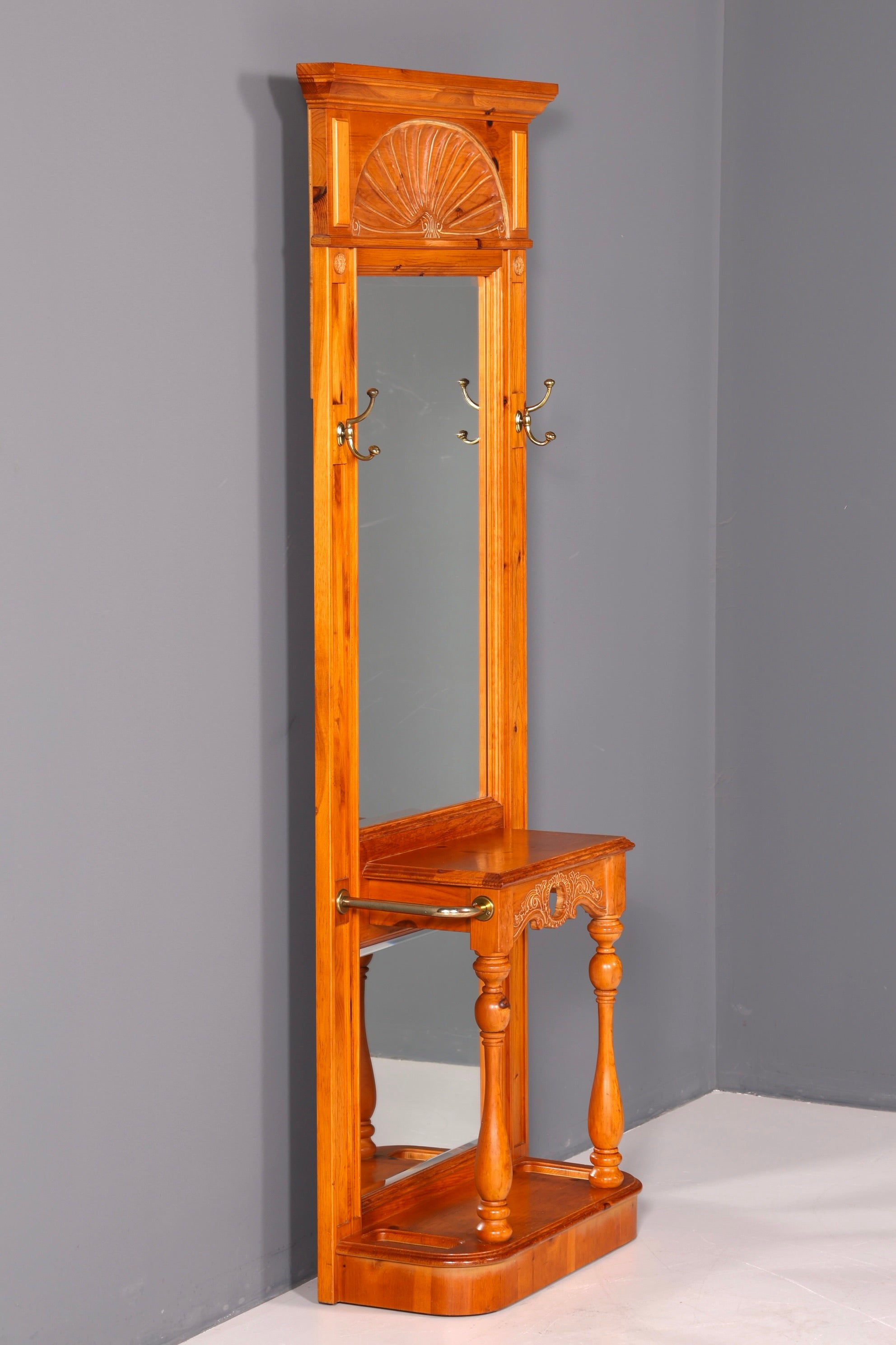 Wunderschöne Garderobe Pulaski Flur Garderobe Barock Stil Kleiderhaken Spiegel Garderobenständer