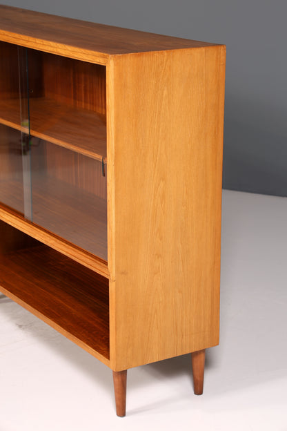 Wunderschöne Mid Century Vitrine Vintage Regal Retro Bücherregal Kommode Buchablage Bibliothek