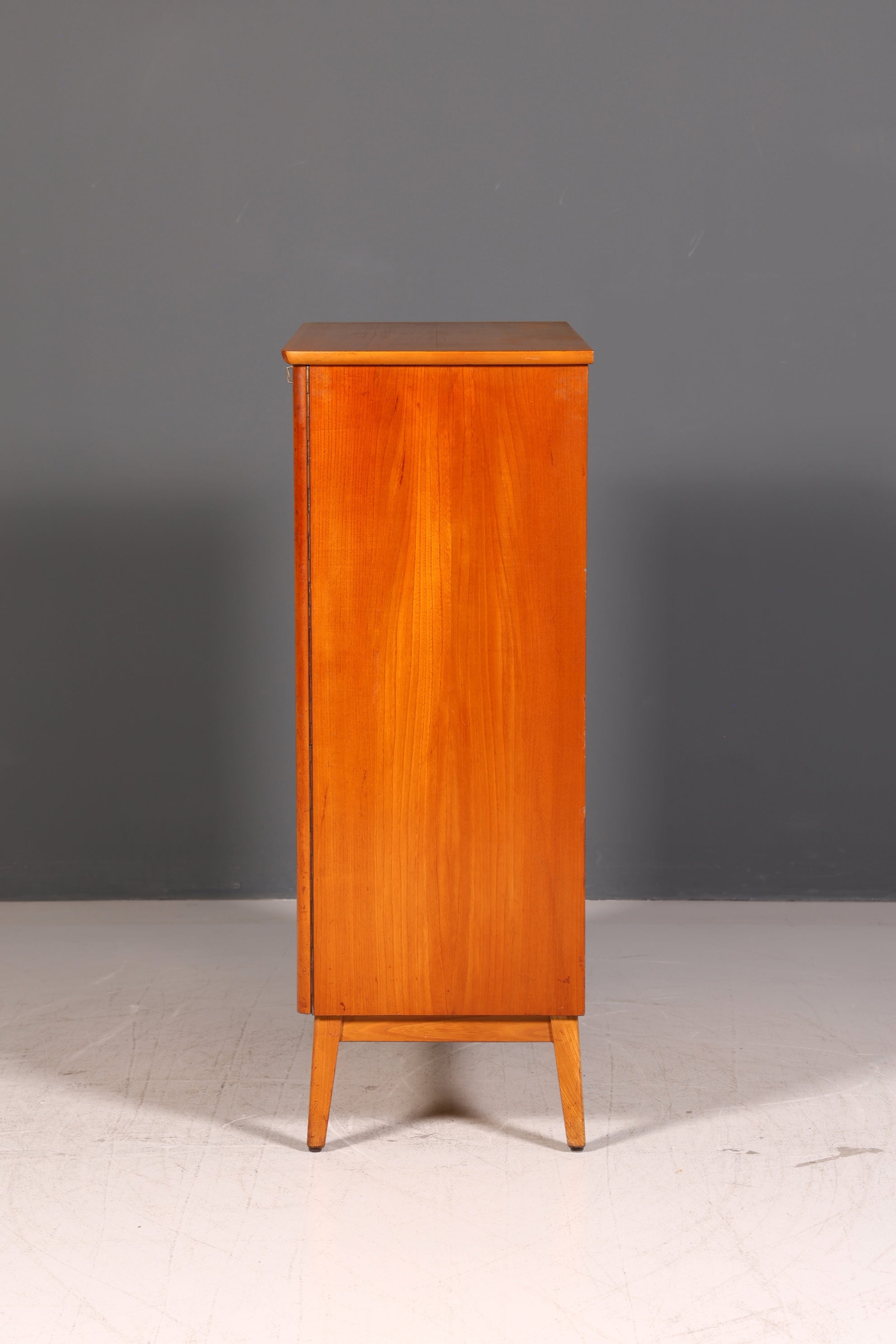 Wunderschöner Mid Century Schrank 60er Jahre Vertiko Highboard Wäscheschrank Aktenschrank Kommode Echt Holz Vintage