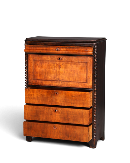 Traumhafter Louis Philippe Sekretär Vertiko Biedermeier Kommode Schubladenkommode