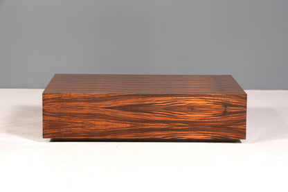Wunderschöner Mid Century Couchtisch Retro Palisander Ablagetisch Vintage Coffee Table 70er Jahre Wohnzimmertisch