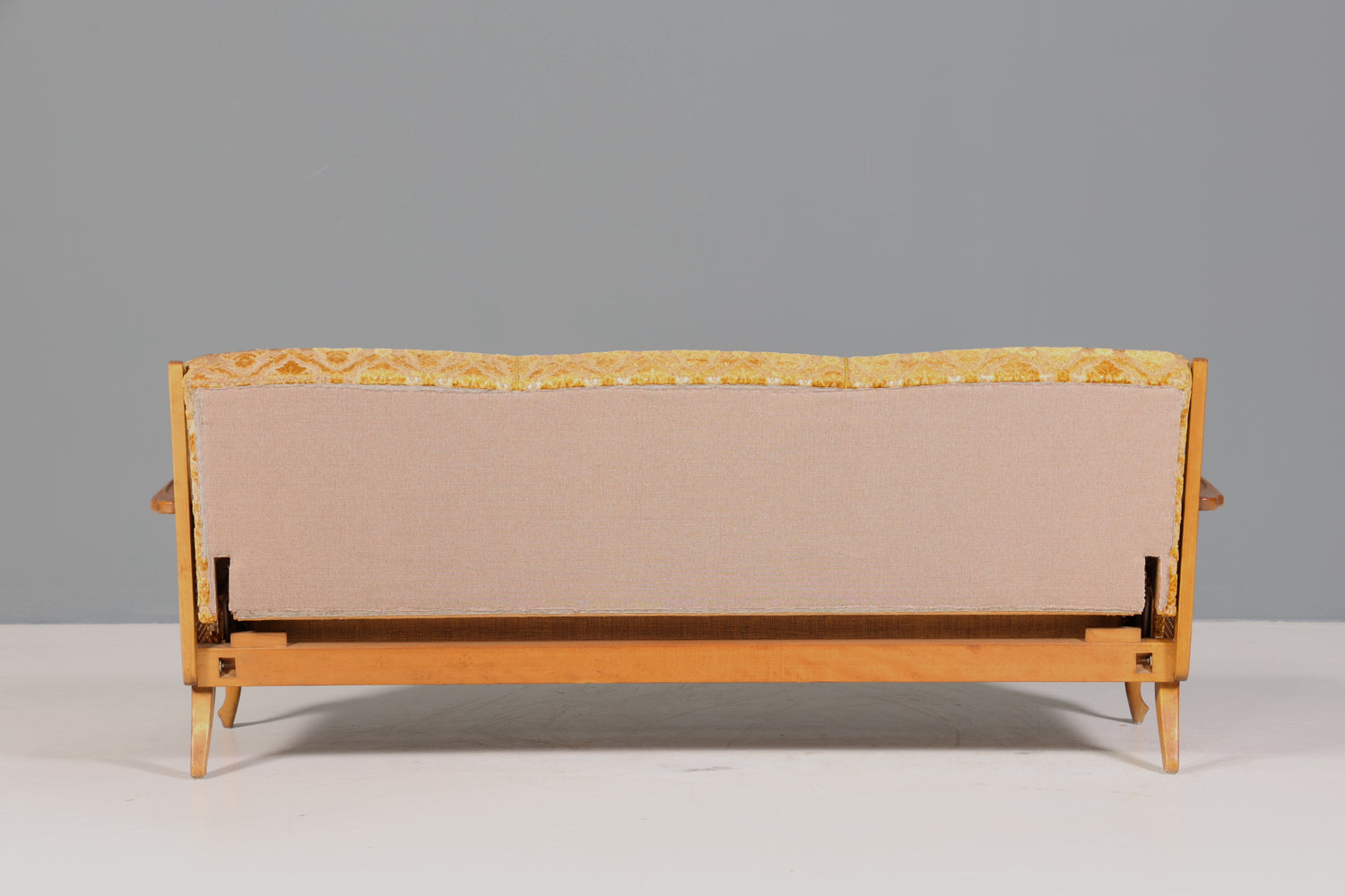 Wunderschönes Chippendale Sofa Barock Stil Wiener Geflecht Schlafsofa 3-Sitzer Couch Gästebett