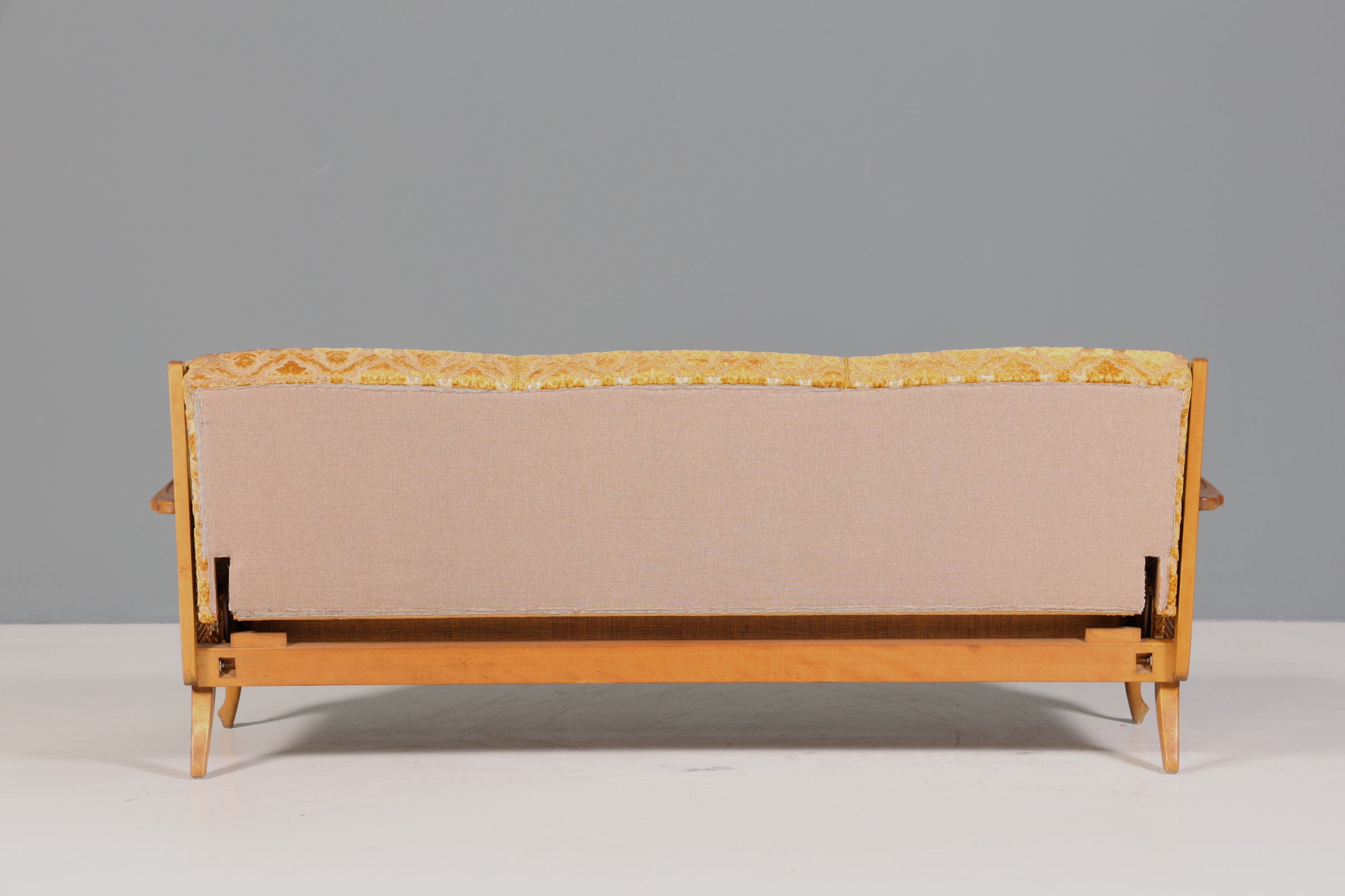 Wunderschönes Chippendale Sofa Barock Stil Wiener Geflecht Schlafsofa 3-Sitzer Couch Gästebett