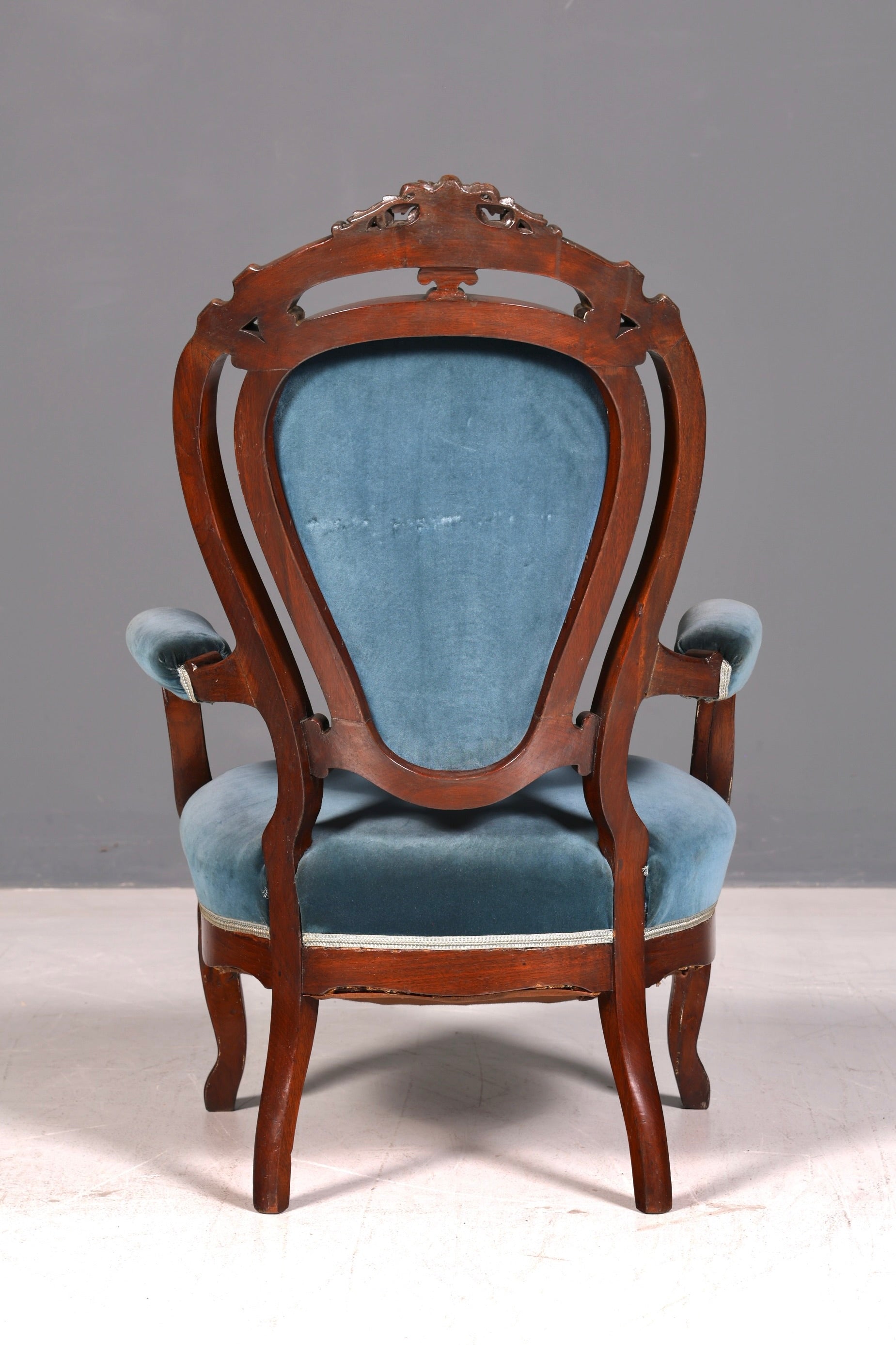 Edler Louis Philippe Sessel Biedermeier Antik Armlehnsessel Lounge Sessel Vintage