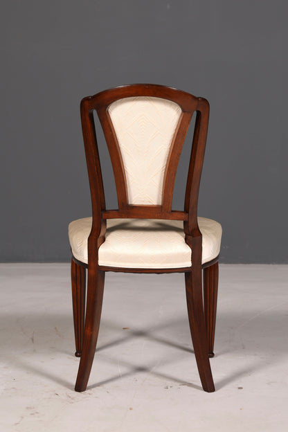 Elegant Art Deco chair Vintage dining chair writing desk chair upholstered chair armchair kitchen chair 1 of 2