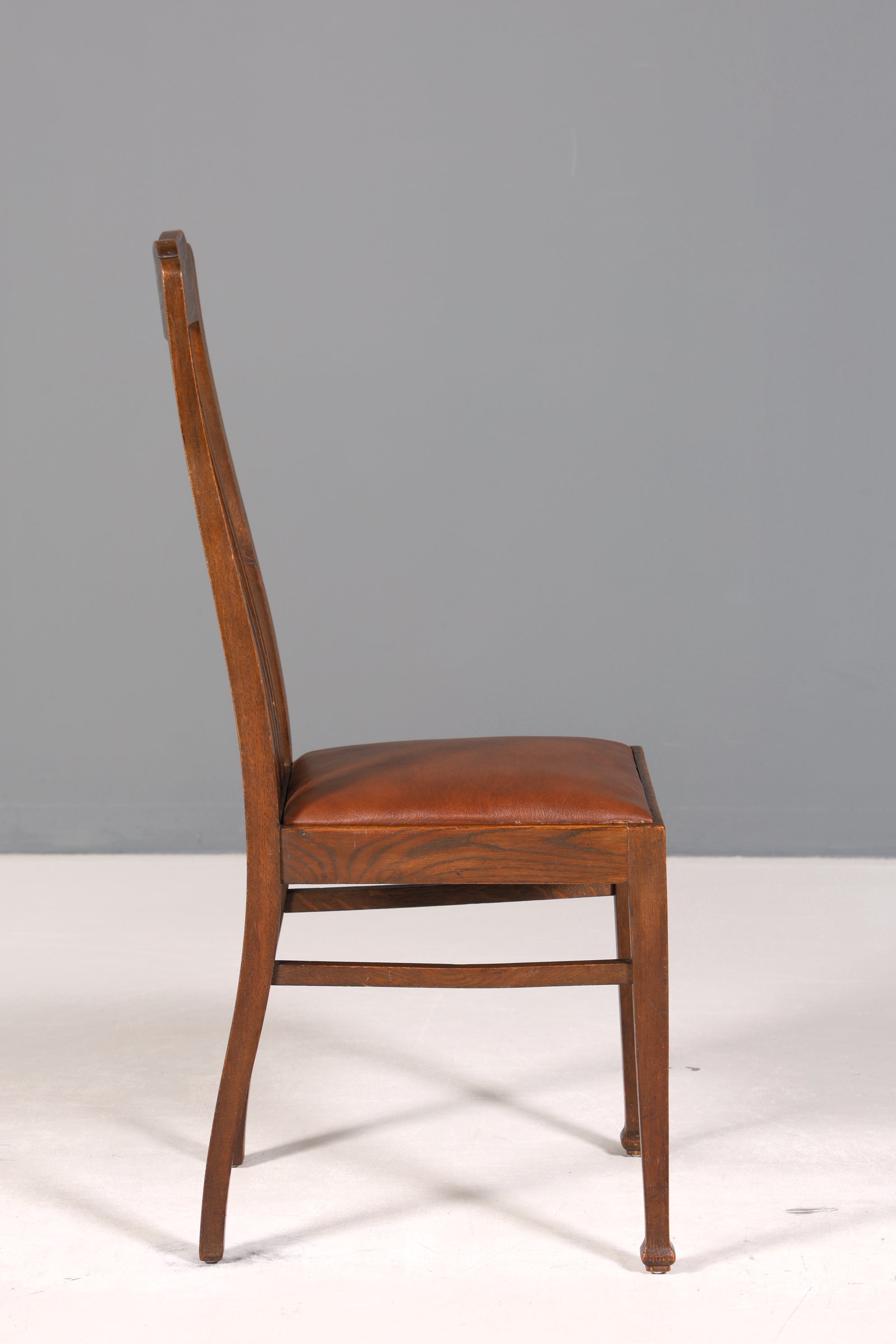 Traumhafter Jugendstil Stuhl Sekretär Stuhl Antik Eiche Küchenstuhl um 1900