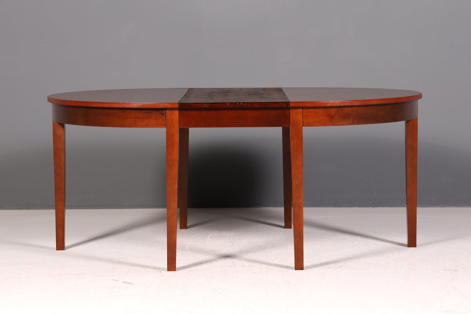 Traumhafter Mid Century Esstisch rund ausziehbar Vintage Küchentisch Esszimmertisch Rundtisch Holz