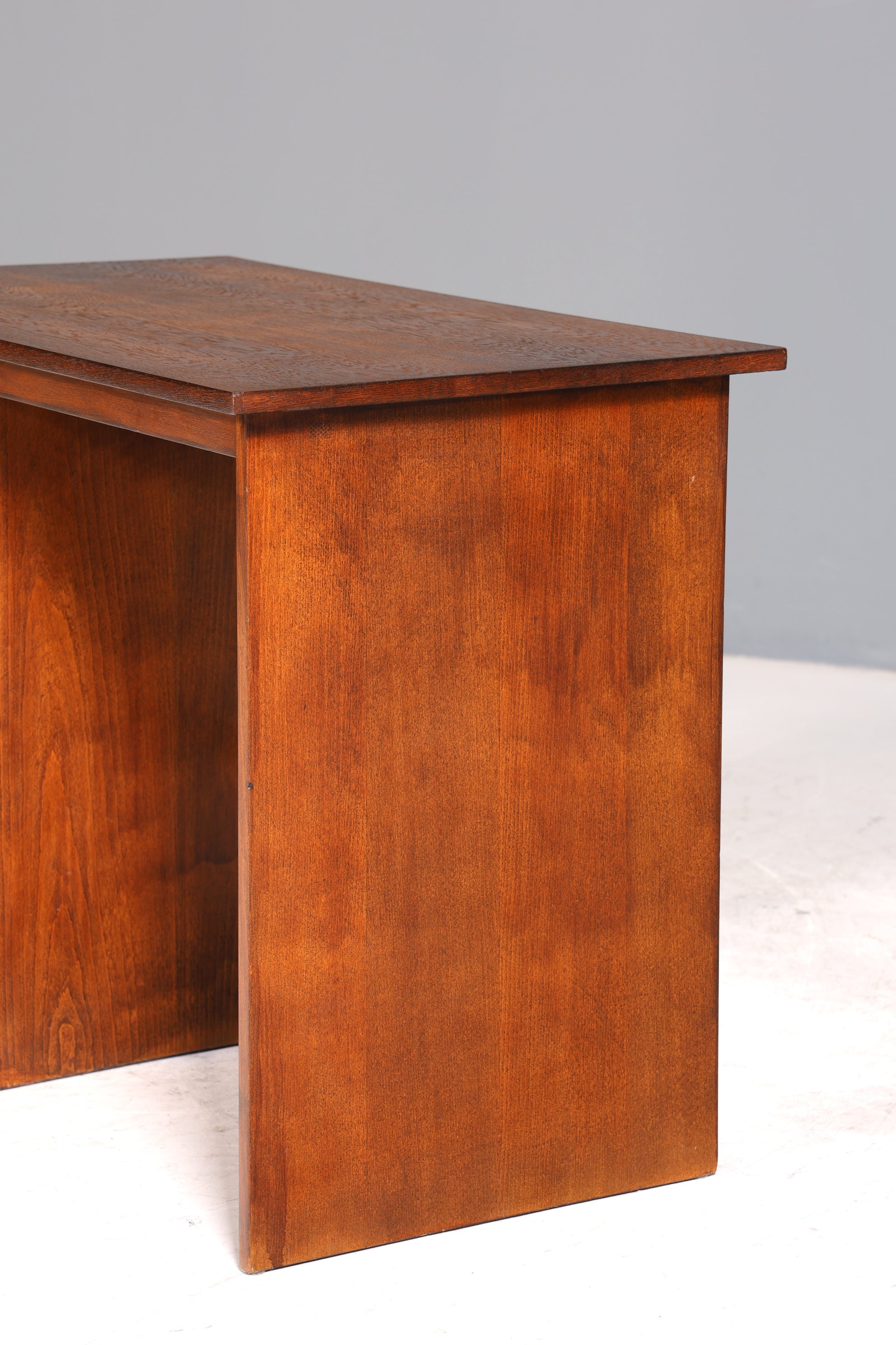 Stilvoller Bauhaus Rollladen Schreibtisch Mid Century echt Holz Bürotisch Office Table